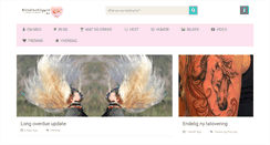 Desktop Screenshot of blondinebloggen.com